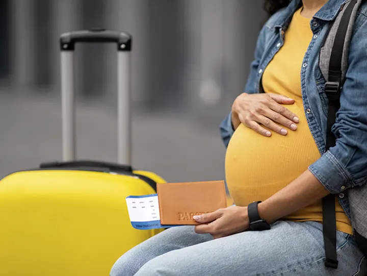 مسافرت با هواپیما در بارداری